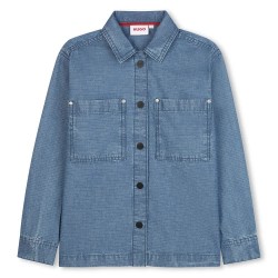 риза,с,дълъг,ръкав,детски,ризи,hugo,g00528,long,sleeve,shirt,blue,(stone,wash)