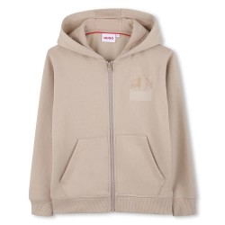 Блуза HUGO G00454 hoodie sweater - Beige (Stone) блуза,детски,блузи,hugo,g00454,hoodie,sweater,beige,(stone)
