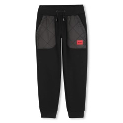 Панталони HUGO G00461 pants - Black (Black) панталони,детски,панталони,hugo,g00461,pants,black,(black)
