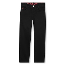 Панталони HUGO G00476 pants - Black (Denim Black) панталони,детски,панталони,hugo,g00476,pants,black,(denim,black)