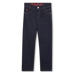 Панталони HUGO G00471 pants - Blue (Rinse Wash) панталони,детски,панталони,hugo,g00471,pants,blue,(rinse,wash)