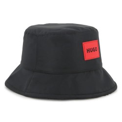 Юношеска шапка HUGO G00549 junior hat - Black (Black) юношеска,шапка,всички,шапки,hugo,g00549,junior,hat,black,(black)