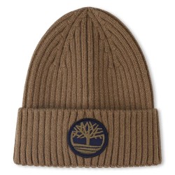 Юношеска шапка Timberland T60755 junior beanie - Brown (Khaki) юношеска,шапка,всички,шапки,timberland,t60755,junior,beanie,brown,(khaki)