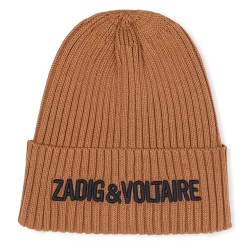 юношеска,шапка,всички,шапки,zadig,&,voltaire,x60498,junior,beanie,sand,(brown)
