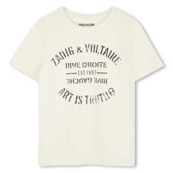 тениска,детски,тениски,zadig,&,voltaire,x60464,short,sleeve,t,shirt,off,white,(white)