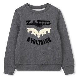 блуза,детски,блузи,zadig,&,voltaire,x60484,sweatshirt,heather,charcoal,grey