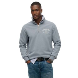 блуза,мъжки,пуловери,superdry,athletic,ess,half,zip,sweatshirt,grey,(flint,stone,blue,grey)