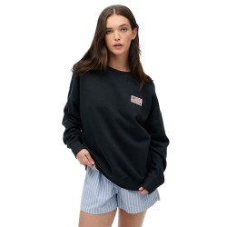 блуза,дамски,блузи,superdry,athletic,relaxed,sweatshirt,eclipse,navy,(blue)