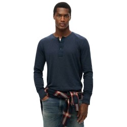 тениска,мъжки,тениски,superdry,merchant,grandad,long,sleeve,t,shirt,grey,(french,navy)