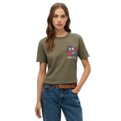 тениска,дамски,тениски,superdry,old,school,tattoo,relaxed,short,sleeve,t,shirt,dark,khaki,(green)
