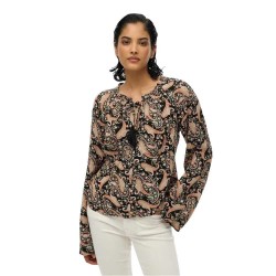 дамски,блузи,дамски,ризи,superdry,printed,long,sleeve,blouse,black