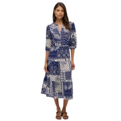 рокля,дамски,поли,и,рокли,superdry,w8012029a,3,4,sleeve,midi,dress,blue
