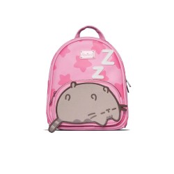 раница,раници,difuzed,pusheen,sleeping,mini,backpack,multicolor,(pink)