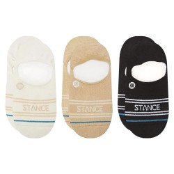 чорапи,мъжки,чорапи,дамски,чорапи,stance,basic,no,show,socks,3,pairs,multicolor,(cream)