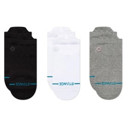 чорапи,мъжки,чорапи,stance,icon,low,tab,socks,3,pairs,multicolor,(black)
