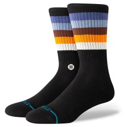 чорапи,мъжки,чорапи,stance,maliboo,crew,socks,blue,black,(indigo)