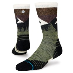 чорапи,мъжки,чорапи,stance,mid,wool,crew,socks,green,(olive)