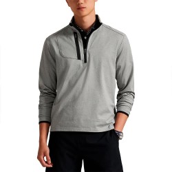 блуза,мъжки,пуловери,polo,ralph,lauren,785a70627,half,zip,sweater,andover,heather
