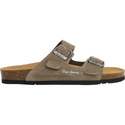 Сандали Pepe jeans Oban Suede sandals - Grey (Taupe Beige) сандали,дамски,сандали,и,чехли,pepe,jeans,oban,suede,sandals,grey,(taupe,beige)