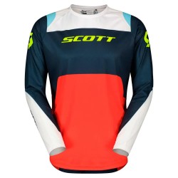 блуза,с,дълъг,ръкав,мъжки,тениски,дамски,тениски,scott,evo,race,long,sleeve,jersey,red,blue,(sail,blue,fast,red)