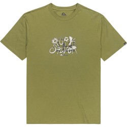 тениска,мъжки,тениски,quiksilver,evo,natural,smash,short,sleeve,t,shirt,green,(loden,green)