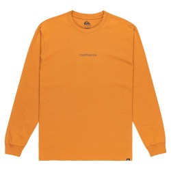 тениска,мъжки,тениски,quiksilver,evo,snake,type,long,sleeve,t,shirt,almond,(orange)