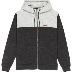 блуза,мъжки,пуловери,quiksilver,keller,block,full,zip,sweatshirt,black,heather,(grey)