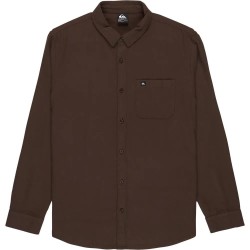 риза,с,дълъг,ръкав,мъжки,ризи,quiksilver,motherfly,solid,long,sleeve,shirt,chocolate,brown,(brown)