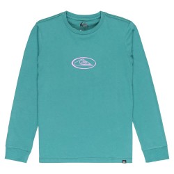 тениска,детски,тениски,quiksilver,evo,quik,rituals,long,sleeve,t,shirt,deep,sea,(green,blue)