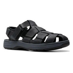 сандали,мъжки,сандали,clarks,shoes,saltway,cove,sandals,black,(black,leather)