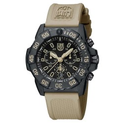 часовник,часовници,luminox,navy,seal,foundation,45mm,watch,rubber,sand,(beige)