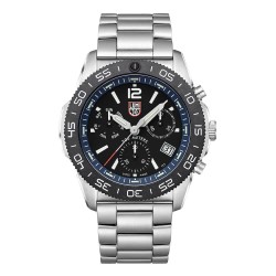 часовник,часовници,luminox,xs.3143.m,pacific,diver,chronograph,3140,series,44mm,watch,silver