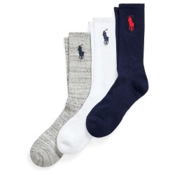 чорапи,мъжки,чорапи,polo,ralph,lauren,big,pny,crew,socks,3,pairs,multicolor,(navy,white,grey)