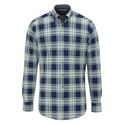 Риза с дълъг ръкав Fynch hatton 15098920 long sleeve shirt - Blue (Dark Leaf) риза,с,дълъг,ръкав,мъжки,ризи,fynch,hatton,15098920,long,sleeve,shirt,blue,(dark,leaf)