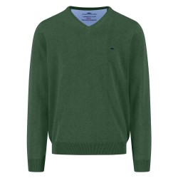 блуза,мъжки,пуловери,fynch,hatton,1514211,v,neck,sweater,dark,leaf,(green)