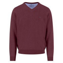 блуза,мъжки,пуловери,fynch,hatton,1514211,v,neck,sweater,deep,merlot,(purple)