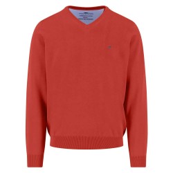 блуза,мъжки,пуловери,fynch,hatton,1514211,v,neck,sweater,spicy,red,(red)