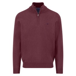 блуза,мъжки,пуловери,fynch,hatton,1514215,half,zip,sweater,deep,merlot,(red)
