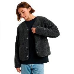 Яке Roxy Iconic Town Fleece jacket - Phantom яке,дамски,якета,и,палта,roxy,iconic,town,fleece,jacket,phantom