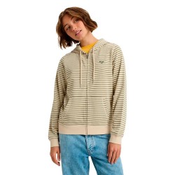 блуза,дамски,блузи,roxy,perfect,stripe,full,zip,sweatshirt,oil,green,perfect,stripe,(beige)