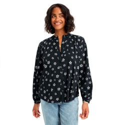 дамски,блузи,дамски,ризи,roxy,vl,wide,dreams,long,sleeve,blouse,anthracite,sol,searcher,ditsy,(grey)