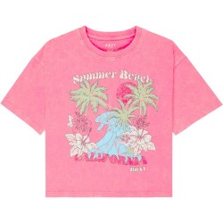 тениска,детски,тениски,roxy,daisy,season,loose,fit,short,sleeve,t,shirt,pink,cosmos