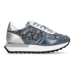 маратонки,дамски,маратонки,liu·jo,evelyn,915,trainers,laminated,monogram,j,denim,silver,(blue)