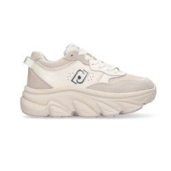 маратонки,дамски,маратонки,liu·jo,steffy,01,trainers,calf,leather,cow,sue,milk,(beige)