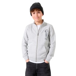 блуза,детски,блузи,garcia,g53664,full,zip,sweatshirt,mid,grey,melee,(grey)