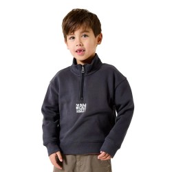 блуза,детски,блузи,garcia,j55468,half,zip,sweatshirt,dark,grey