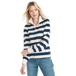 дамски,блузи,с,яка,nautica,27k200,long,sleeve,polo,multicolor,(white,blue)