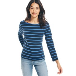 тениска,дамски,тениски,nautica,27k205,3,4,sleeve,t,shirt,blue,(blue,4vn)
