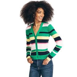 жилетка,дамски,пуловери,дамски,плетени,дрехи,nautica,27s200,cardigan,green,(multicolor)