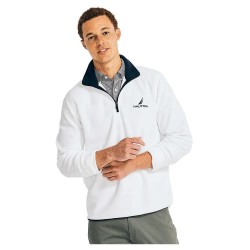 блуза,мъжки,пуловери,nautica,kr9384,half,zip,sweatshirt,white